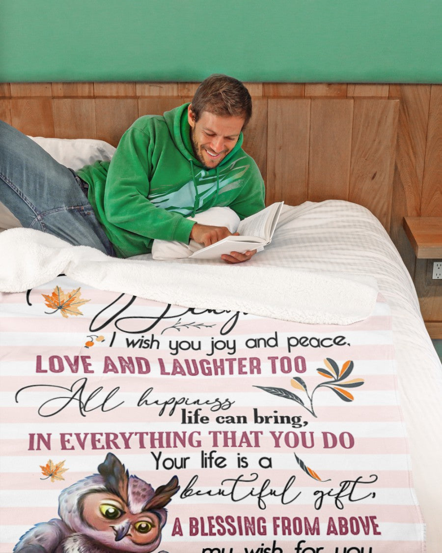 Special gift for daughter - Blanket - from mom