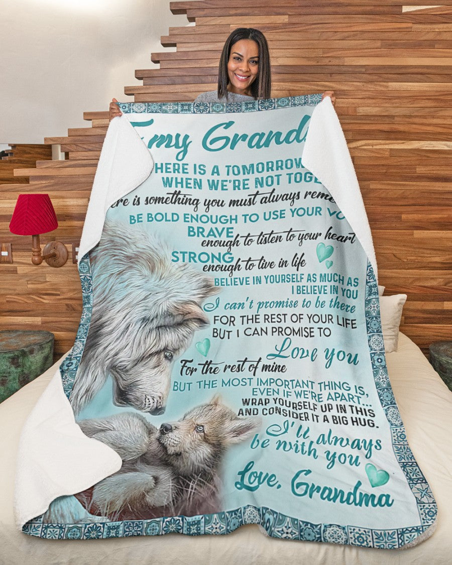 To My Grandson blanket - from grandma (SKUB06-109)