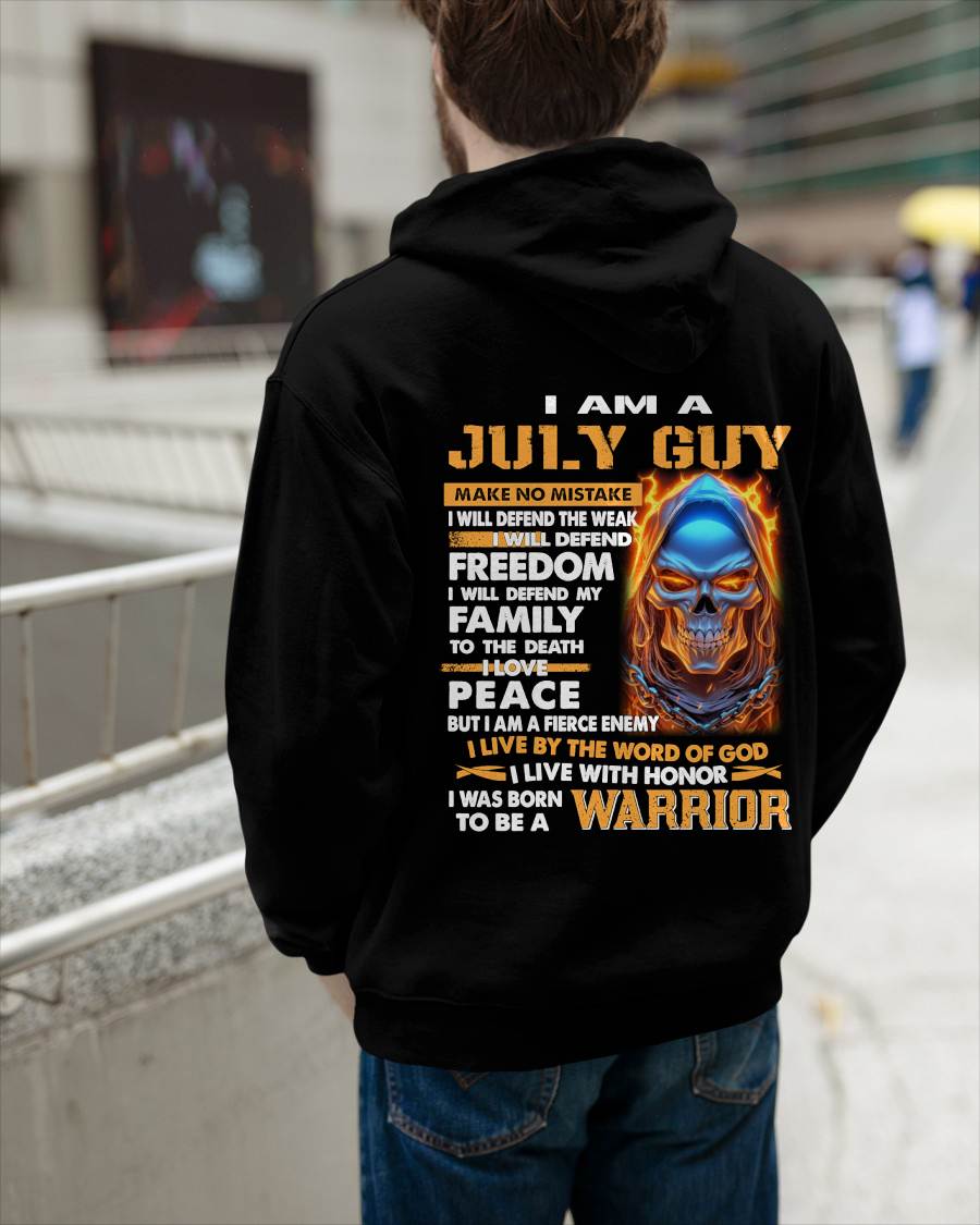 JULY - A WARRIOR BY BLOOD, A BELIEVER BY HEART - GIFT FOR MAN - TLEE07 (SKU10-51-07)
