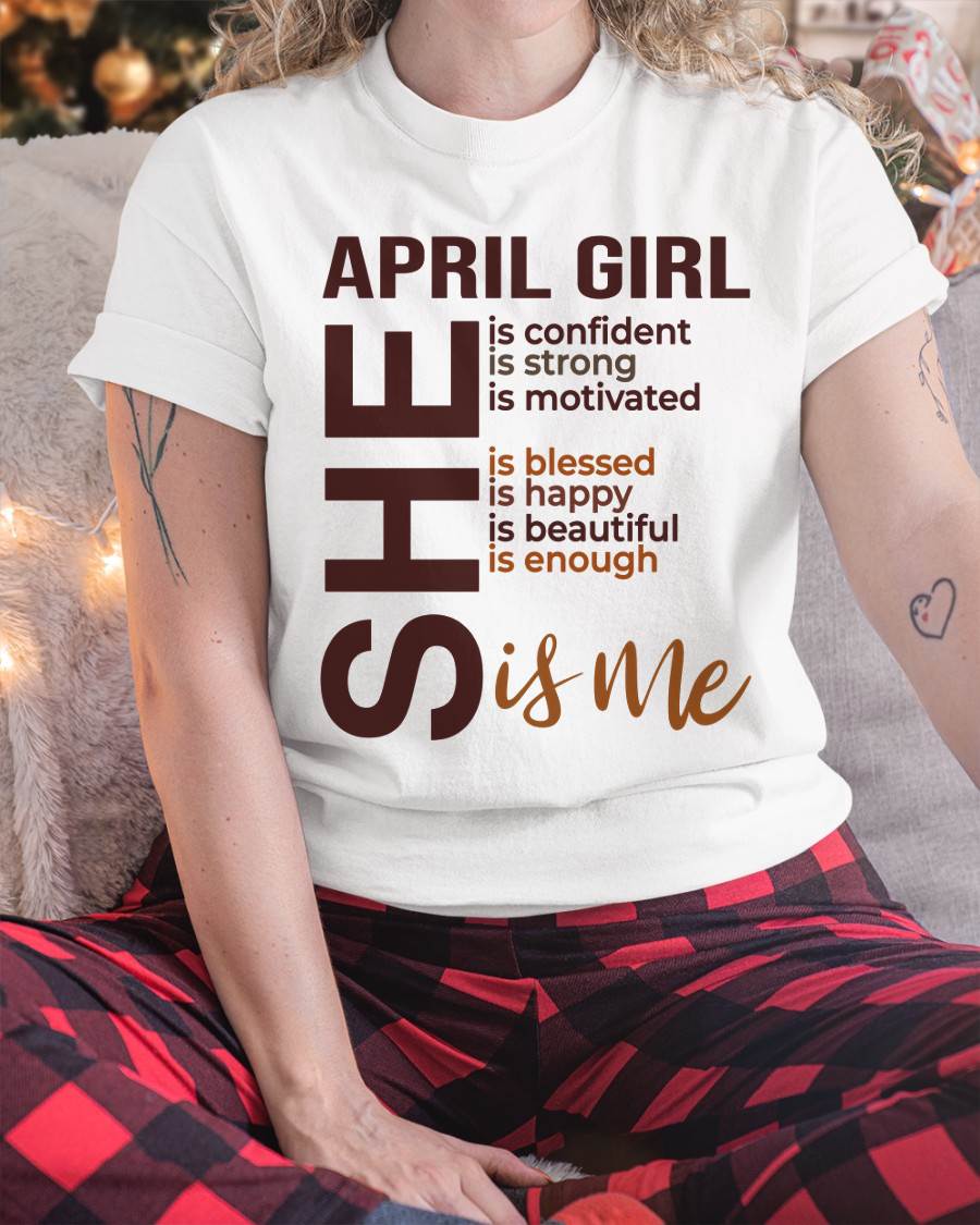 APRIL BORN GIRL – CONFIDENT & STRONG - FOR WOMEN - TLEE04 (SKU2605-04-04)