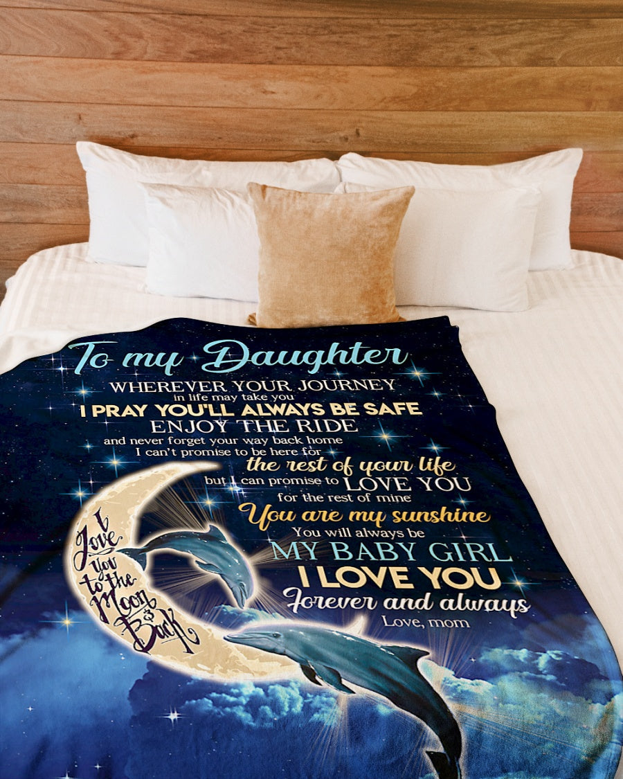 Special Gift For Your Daughter Blanket - From Mom