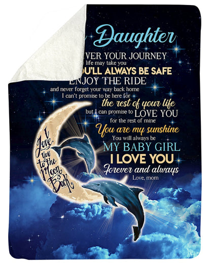Special Gift For Your Daughter Blanket - From Mom