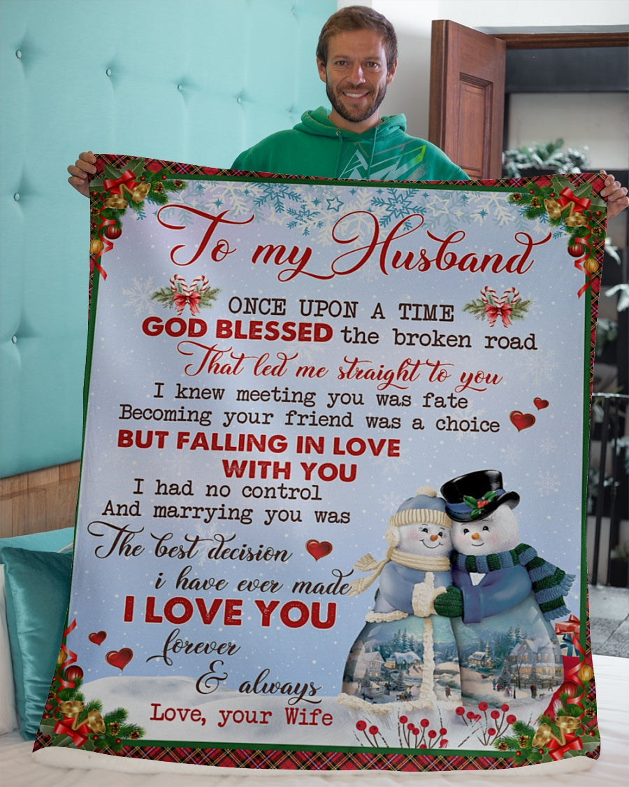 BLANKET FOR HUSBAND FROM WIFE – XMAS GIFT FULL