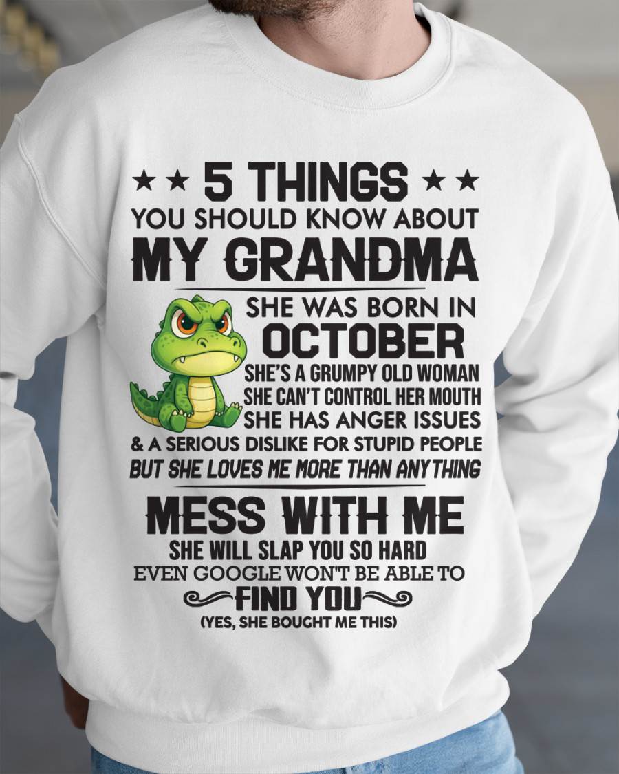 OCTOBER GRANDMAS ARE DIFFERENT - FROM GRANDMA - TLEE10 (SKU10-06-10)
