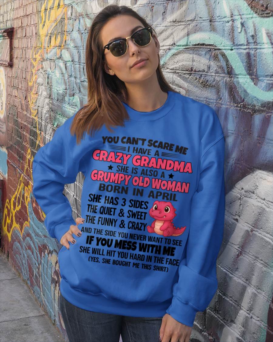 APRIL - YOU CAN'T SCARE ME I HAVE A CRAZY GRANDMA - FROM GRANDMA - TLEE04 (SKU09-114-04)