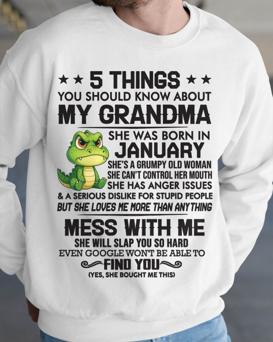 JANUARY GRANDMAS ARE DIFFERENT - FROM GRANDMA - TLEE01 (SKU10-06-01)