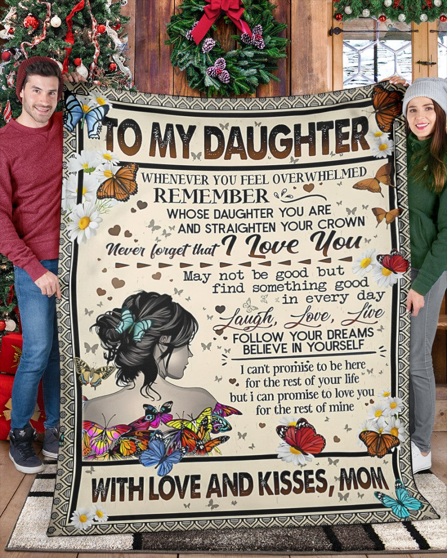 Special Gift For Your Daughter Blanket - From Mom (SKUB12-127)