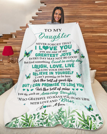 Special Gift For Your Daughter Blanket - From Mom (SKUB12-229)