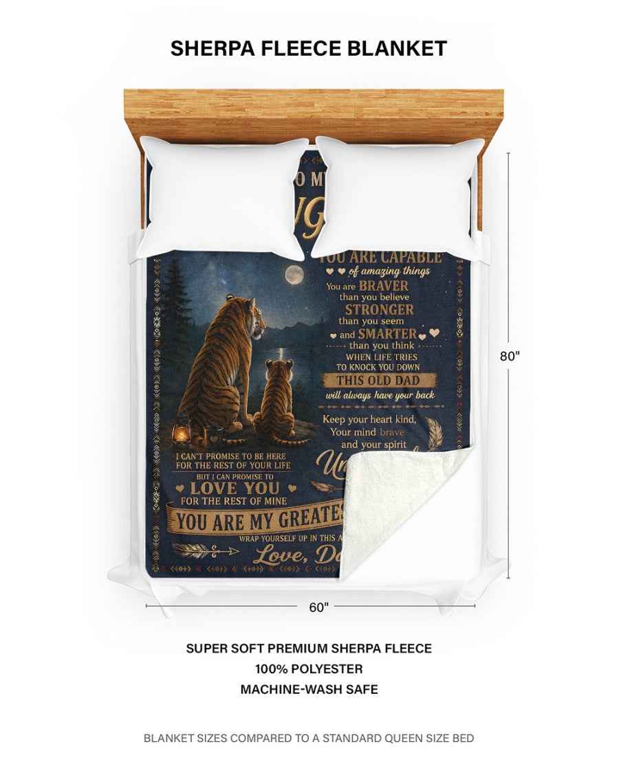 Special Gift For Your Daughter Blanket - From Dad (SKU2606-316)
