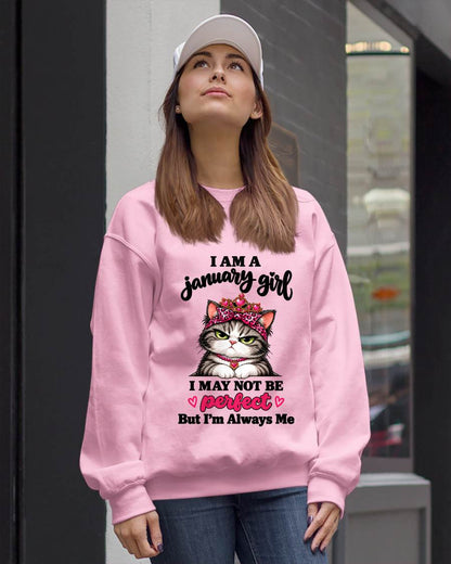 JANUARY GIRL CAT SHIRT – ALWAYS ME - FOR WOMEN - TLEE01 (SKU2610-100-01)