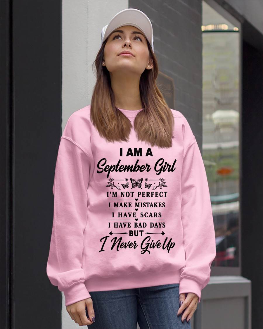 SEPTEMBER GIRL NEVER GIVE UP - FOR WOMEN - TLEE09 (SKU2606-378-09)