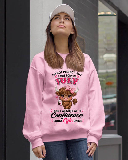 JULY BORN CONFIDENCE TEE - FOR WOMEN - TLEE07 (SKU2608-118-07)