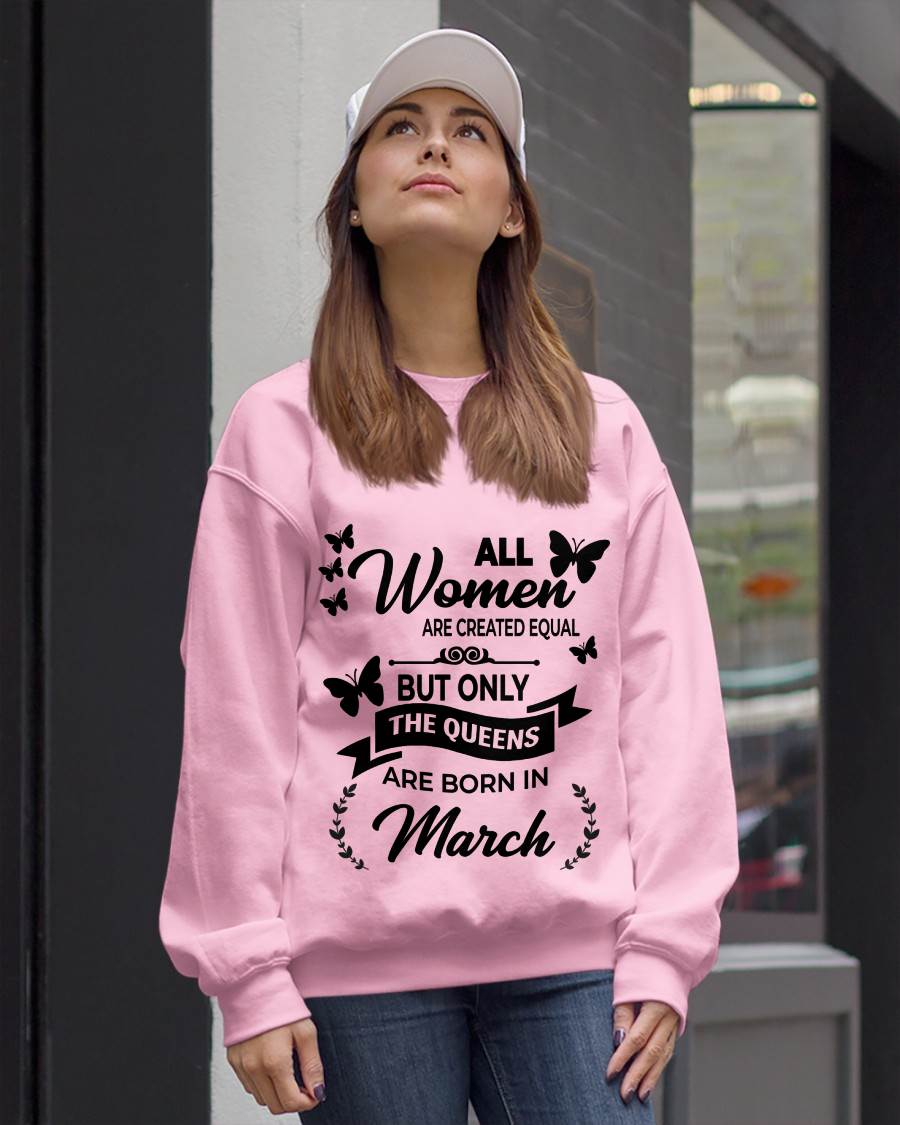 MARCH GIRLS ARE TRUE QUEENS - FOR WOMEN - TLEE03 (SKU2605-58-03)