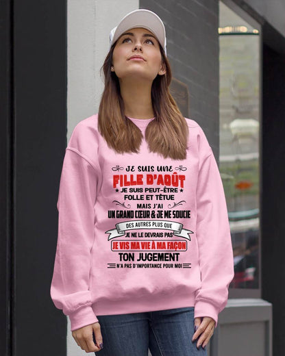 FILLE D’AOÛT – FIÈRE ET LIBRE – POUR LES FEMMES - TLEE08 (SKU2603-354-08)