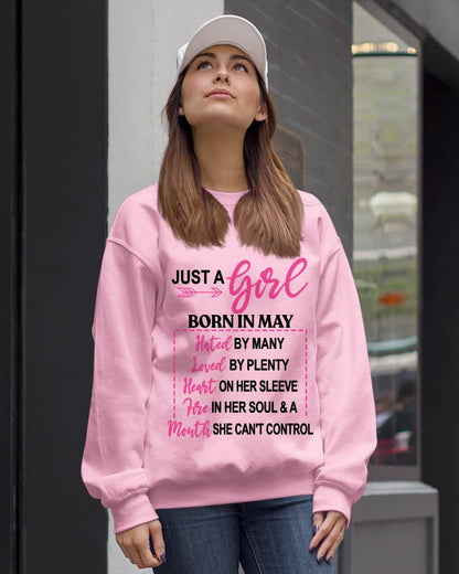 BORN IN MAY – A GIRL WITH ATTITUDE, HEART, AND A MOUTH SHE CAN’T CONTROL - FOR WOMEN - TLEE05 (SKU2603-363-05)