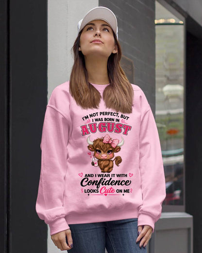 AUGUST BORN CONFIDENCE TEE - FOR WOMEN - TLEE08 (SKU2608-118-08)