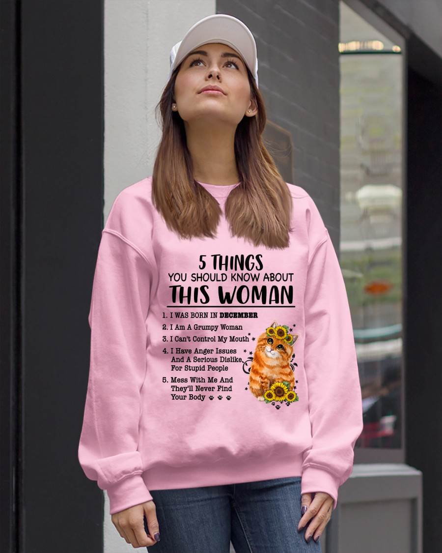 DECEMBER - 5 THINGS YOU SHOULD KNOW ABOUT THIS WOMAN - FOR WOMEN - TLEE12 (SKU2602-186-12)
