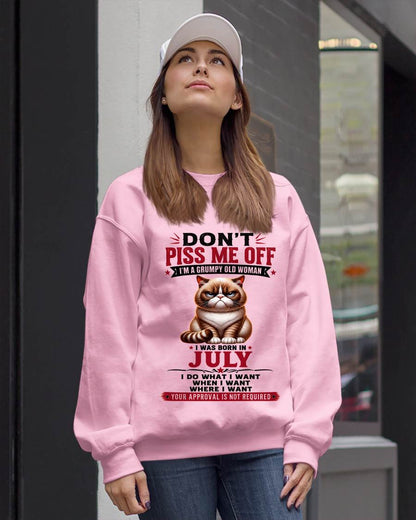 JULY – ZERO PATIENCE FUNNY CAT - FOR WOMEN - TLEE07 (SKU2608-291-07)