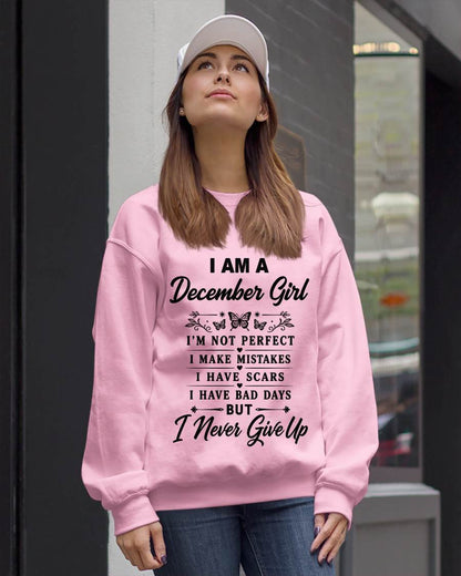 DECEMBER GIRL NEVER GIVE UP - FOR WOMEN - TLEE12 (SKU2606-378-12)
