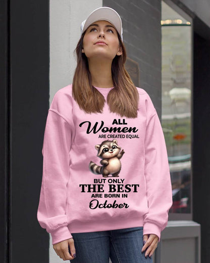 OCTOBER BORN WOMEN ARE THE BEST - FOR WOMEN - TLEE10 (SKU2604-78-10)