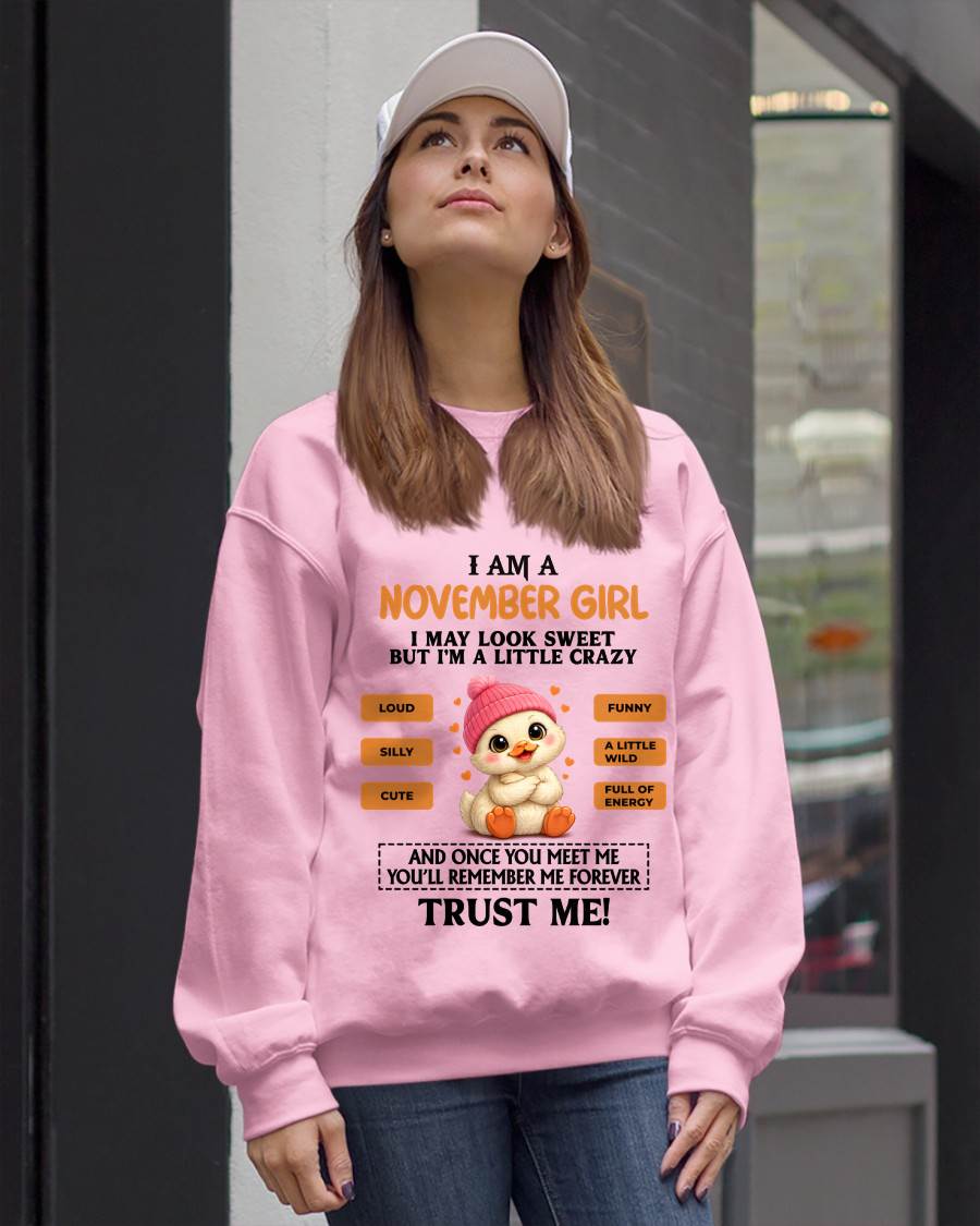 NOVEMBER GIRL - SWEET, LOUD, AND A LITTLE WILD, FULL OF LIFE AND ENERGY - FOR WOMEN - TLEE11 (SKU2603-200-11)
