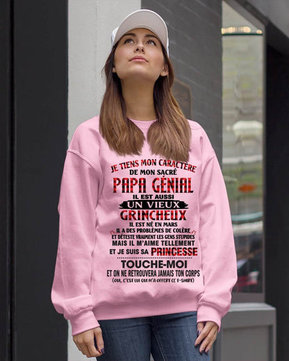 MARS / FILLE À PAPA GÂTÉE ET FIÈRE - CADEAU DE PAPA - TLEE03 (SKU2605-355-03)