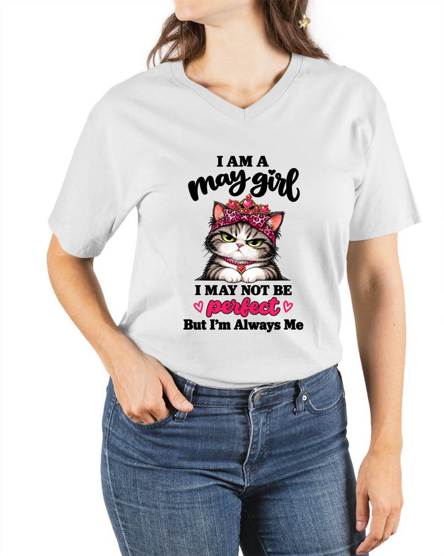 MAY GIRL CAT SHIRT – ALWAYS ME - FOR WOMEN - TLEE05 (SKU2610-100-05)