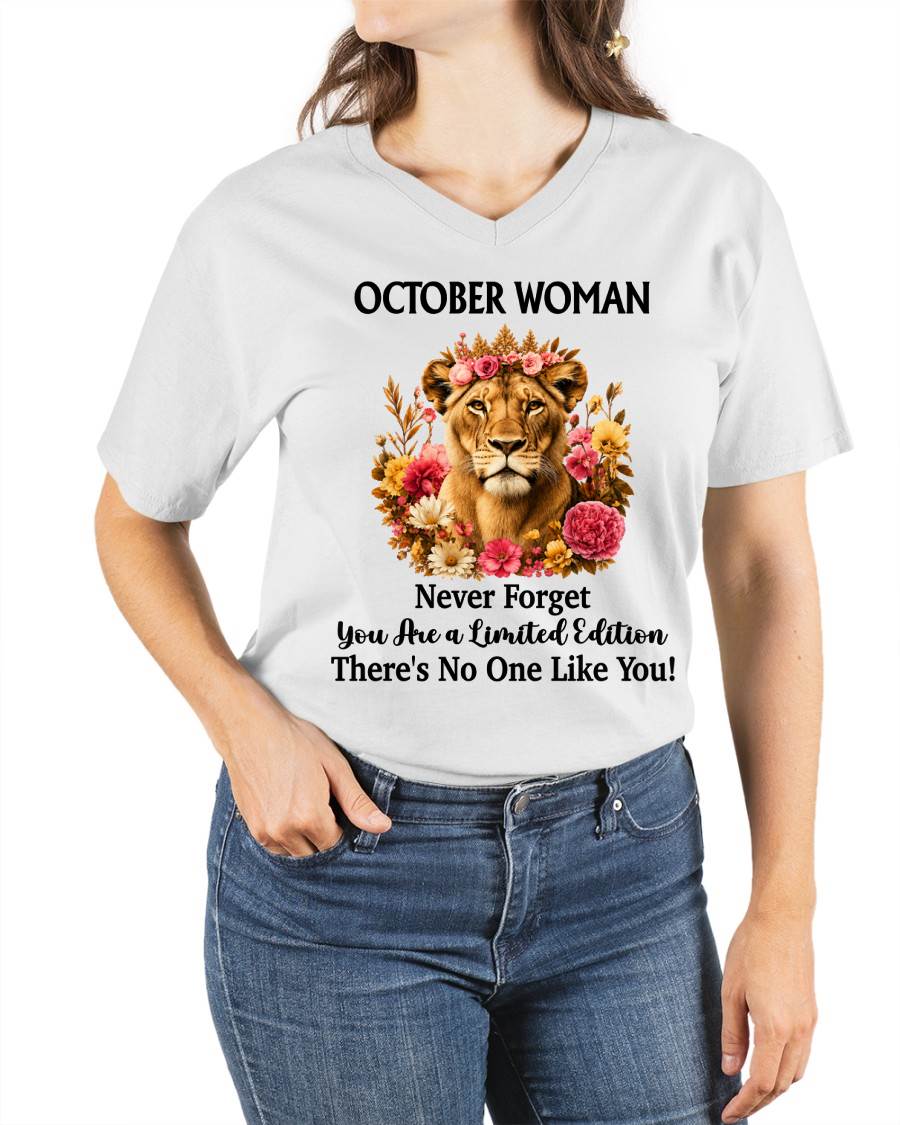 OCTOBER WOMAN – PROUD TO BE DIFFERENT - FOR WOMEN - TLEE10 (SKU2607-74-10)