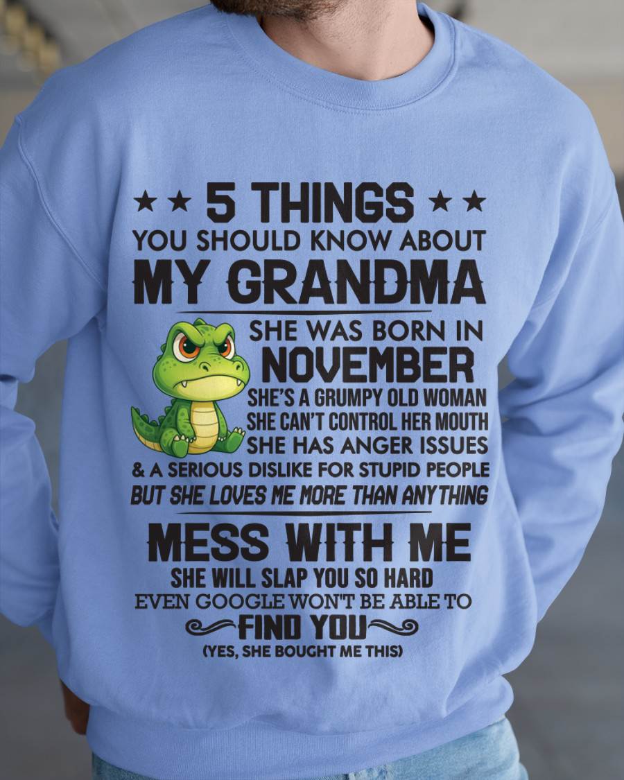 NOVEMBER GRANDMAS ARE DIFFERENT - FROM GRANDMA - TLEE11 (SKU10-06-11)