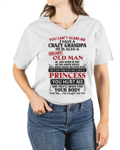 MAY - YOU CAN'T SCARE ME I HAVE A CRAZY GRANDPA HE IS ALSO A GRUMPY OLD MAN - FROM GRANDPA - TLEE05 (SKU09-143-05)