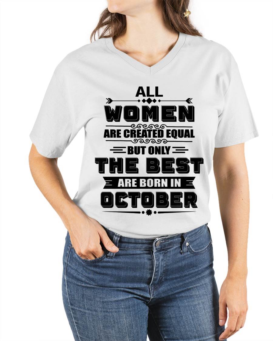OCTOBER GIRL – ALL WOMEN ARE CREATED EQUAL - FOR WOMEN - TLEE10 (SKU2604-50-10)