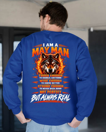 MAY – NOT PERFECT BUT ALWAYS REAL , WOLF SHIRT - FOR MAN - TLEE05 (SKU2610-56-05)