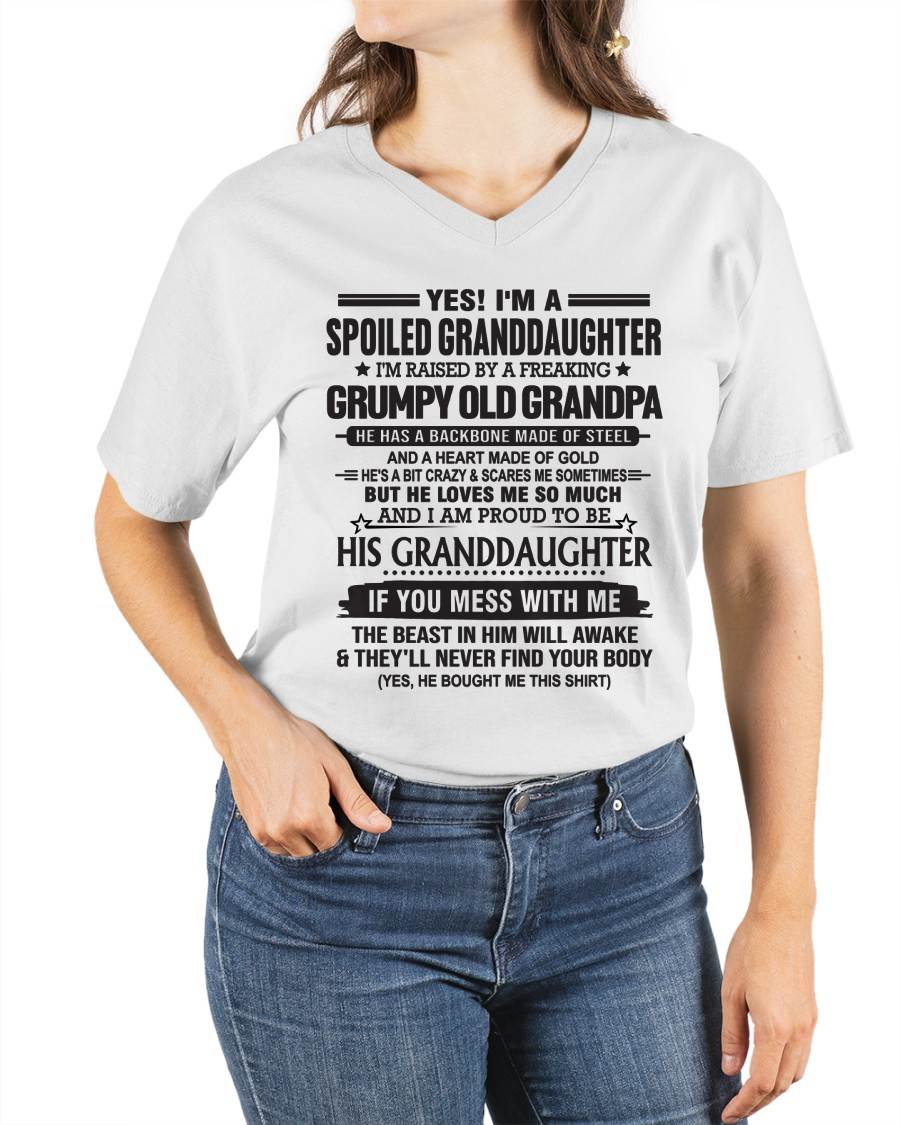 YES! I'M A SPOILED GRANDDAUGHTER I'M RAISED BY A FREAKING GRUMPY OLD GRANDPA - FROM GRANDPA - TLEE00 (SKU12-129-00)