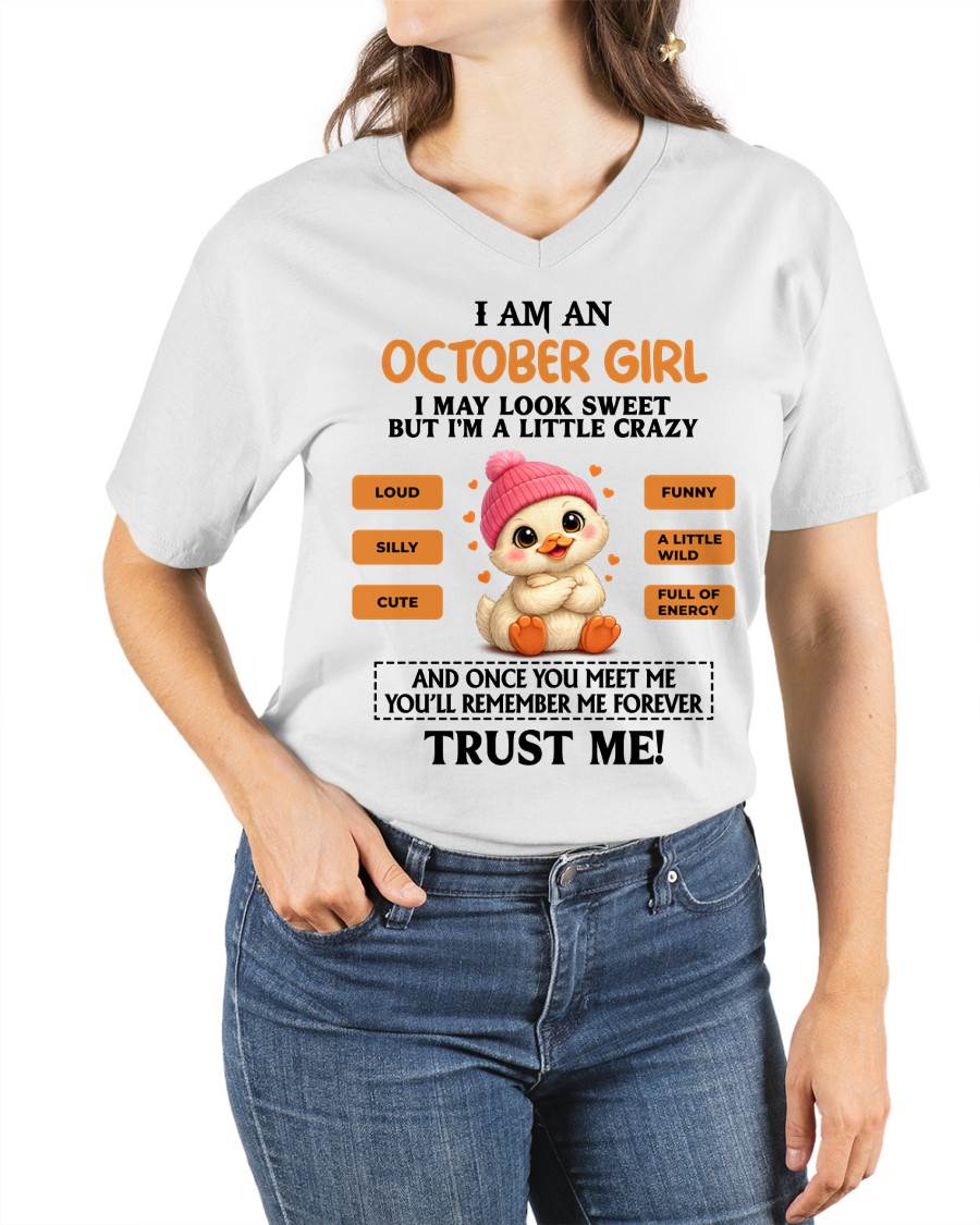 OCTOBER GIRL - SWEET, LOUD, AND A LITTLE WILD, FULL OF LIFE AND ENERGY - FOR WOMEN - TLEE10 (SKU2603-200-10)