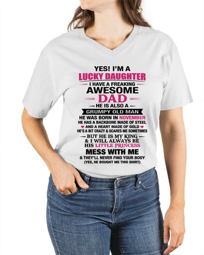 NOVEMBER - A LUCKY DAUGHTER – DADDY’S LITTLE PRINCESS - FROM DAD - TLEE11 (SKU2604-16-11)