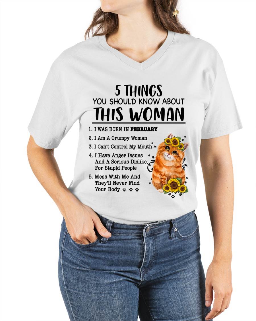 FEBRUARY - 5 THINGS YOU SHOULD KNOW ABOUT THIS WOMAN - FOR WOMEN - TLEE02 (SKU2602-186-02)