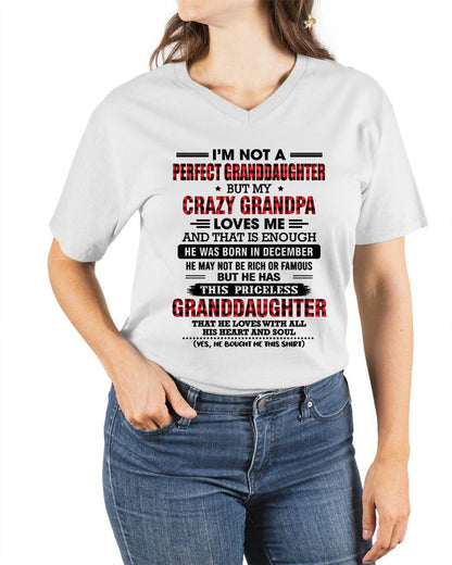 DECEMBER - PRICELESS GRANDDAUGHTER - FROM GRANDPA - TLEE12 (SKU2608-446-12)