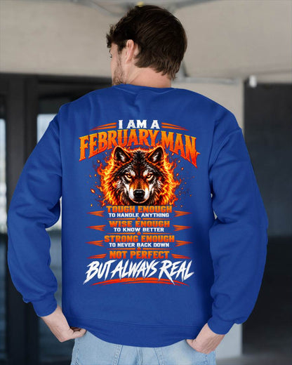 FEBRUARY – NOT PERFECT BUT ALWAYS REAL , WOLF SHIRT - FOR MAN - TLEE02 (SKU2610-56-02)