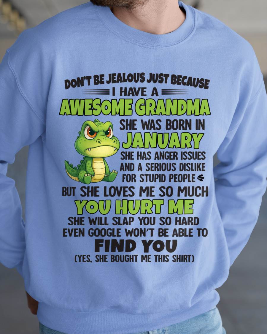 JANUARY - DON'T BE JEALOUS JUST BECAUSE I HAVE A AWESOME GRANDMA - FROM GRANDMA - TLEE01 (SKU09-116-01)