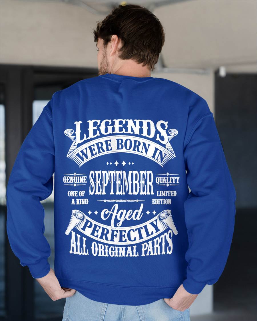 September - Legends Were Born In September Genuine Quality - Gift For Man - TLEE09 (SKU08-37-09)