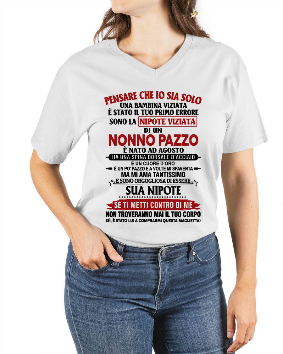 NONNO PAZZO NATO A AGOSTO - DAL NONNO - TLEE08 (SKU2605-333-08)