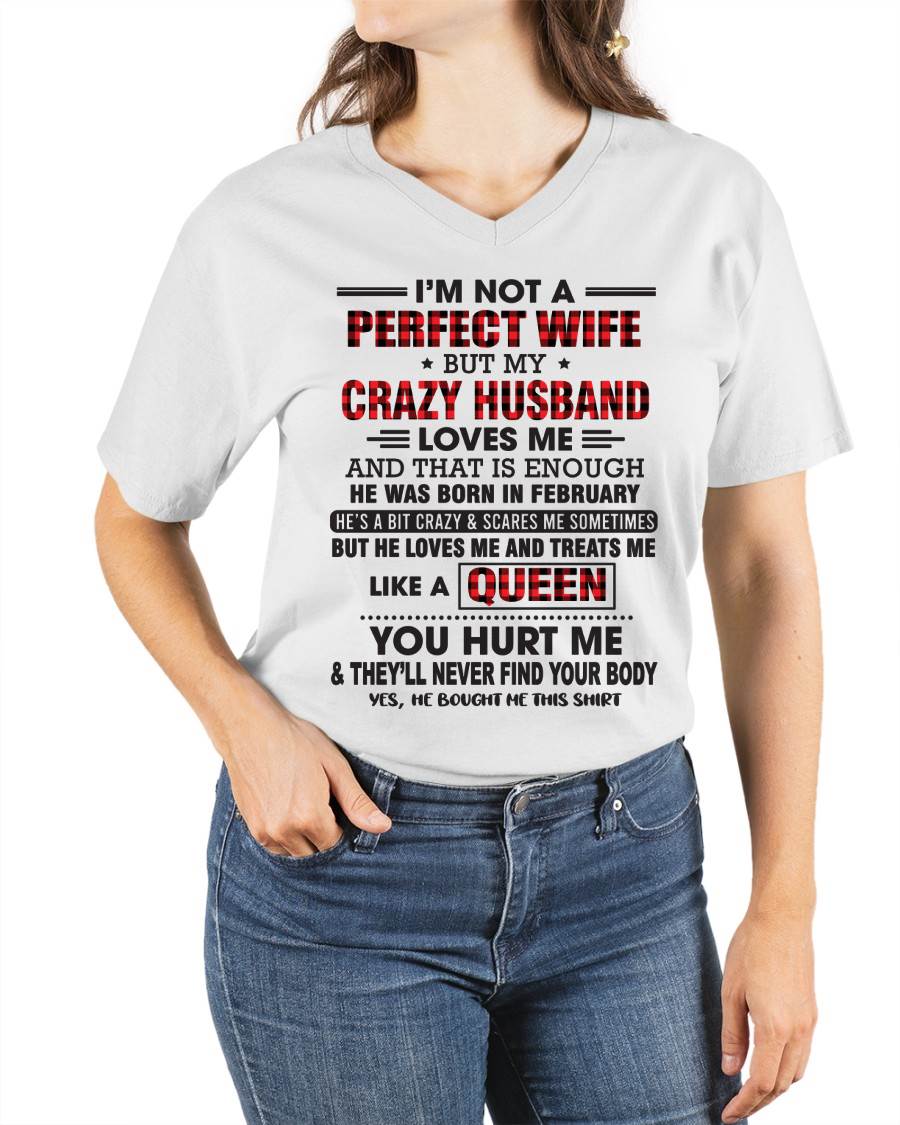 FEBRUARY - I’M NOT A PERFECT WIFE  BUT MY CRAZY HUSBAND LOVES ME  AND THAT IS ENOUGH - FROM HUSBAND - TLEE02 (SKU26T-0188-02)