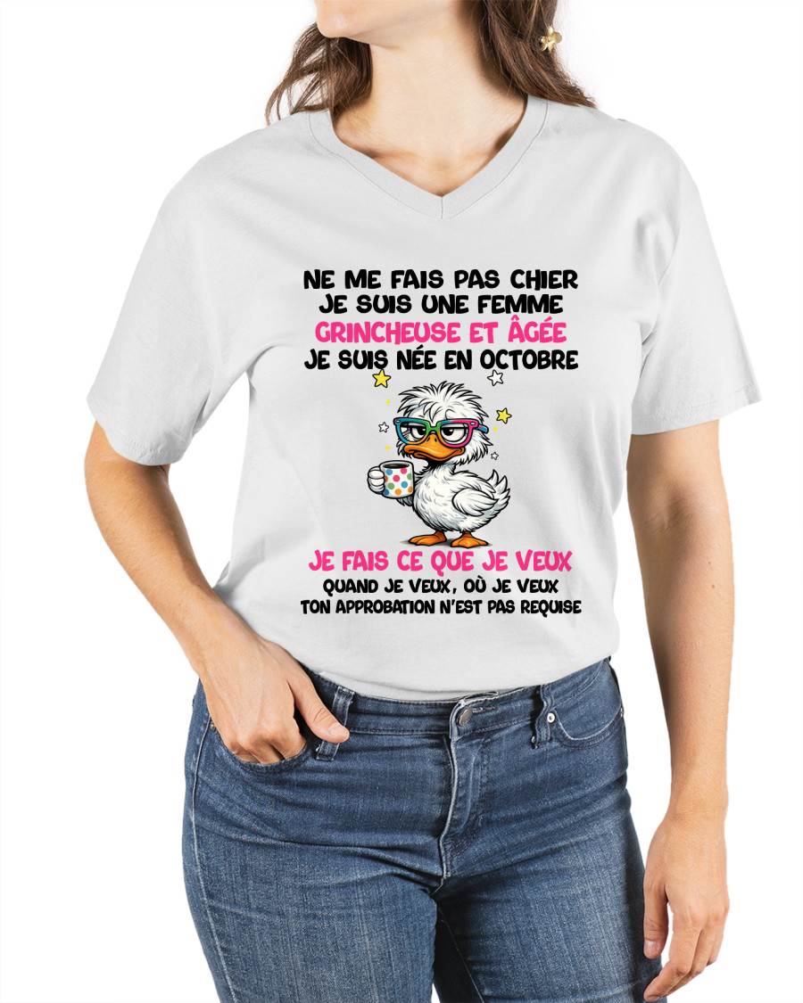 JE SUIS UNE FILLE D’OCTOBRE - POUR FEMME - TLEE10 (SKU2604-117-10)