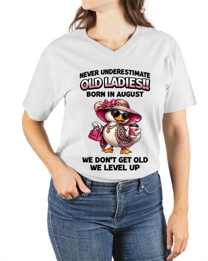 AUGUST LADIES – WE DON’T GET OLD, WE LEVEL UP - FOR WOMEN - TLEE08 (SKU2604-35-08)