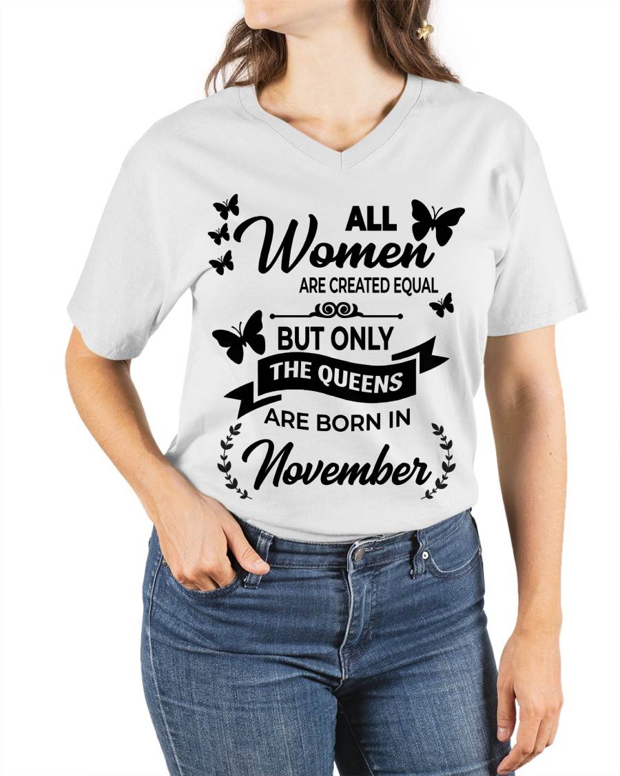 NOVEMBER GIRLS ARE TRUE QUEENS - FOR WOMEN - TLEE11 (SKU2605-58-11)