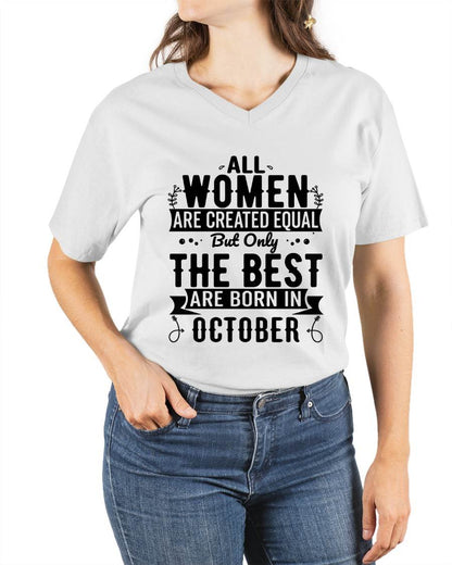 OCTOBER WOMEN ARE THE BEST KIND - FOR WOMEN - TLEE10 (SKU2605-398-10)