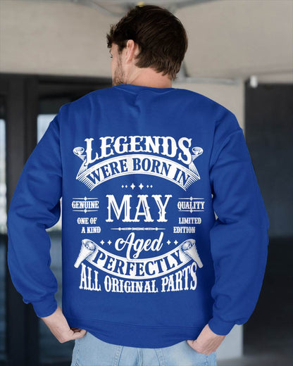 May - Legends Were Born In May Genuine Quality - Gift For Man - TLEE05 (SKU08-37-05)