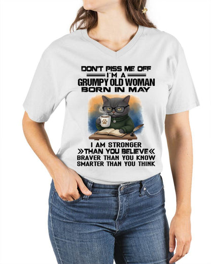 MAY - DON'T PISS ME OFF I'M A GRUMPY OLD WOMAN - FOR WOMEN - TLEE05 (SKU09-123-05)