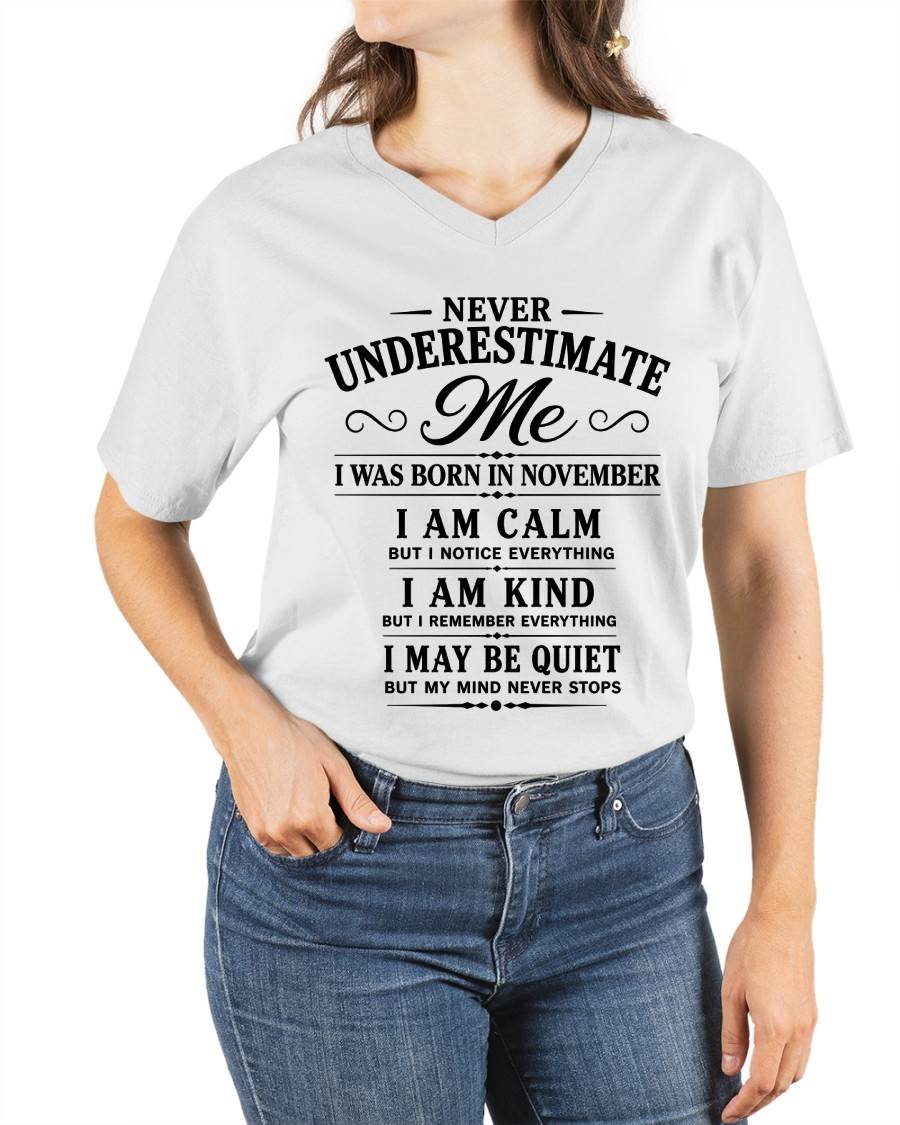 NOVEMBER GIRL : CALM, KIND, UNFORGETTABLE - FOR WOMEN - TLEE11 (SKU2606-139-11)