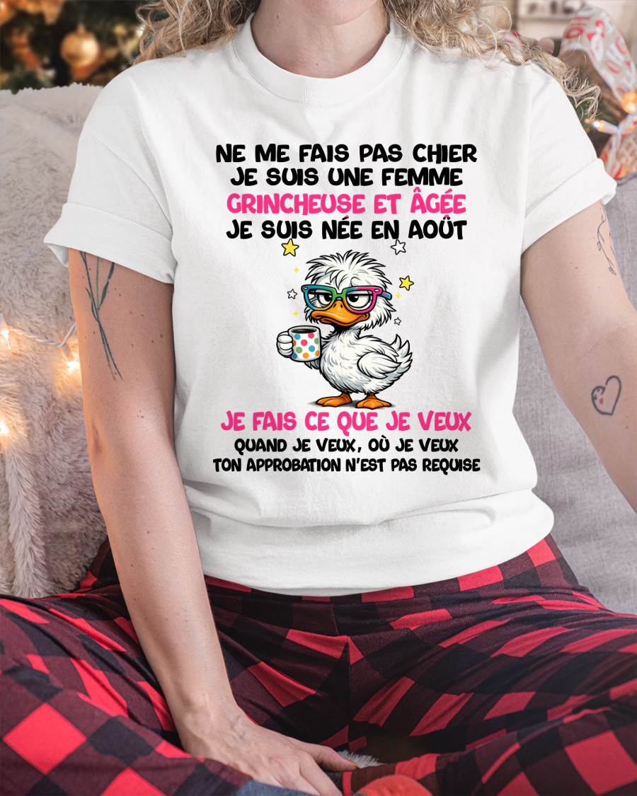 JE SUIS UNE FILLE D’AOÛT - POUR FEMME - TLEE08 (SKU2604-117-08)
